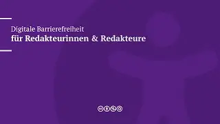 Was ist Digitale Barrierefreiheit? Tutorial digitale Barrierefreiheit 1