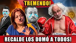 RECALDE NO SALE ILESO!😱 PERO DEJ&Oacute; A TODOS LOS KIRCHNERISTAS ANTI MILEI DESPARRAMADOS EN EL SUELO!