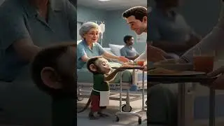 Poor monkey loves to play with parrot #shorts #emotionalshorts #monkey #animalfrost
