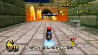 Mario Kart Wii Online - N64 Bowser's Castle - Mario