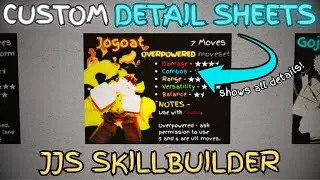 CUSTOM CHARACTER DECALS Tutorial in JJS SKILLBUILDER