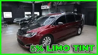 Tinted the Windows with 5% Ceramic on my 2018 Chrysler Pacifica Minivan