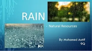 Grade 9 NCERT Science Lesson - Natural Resources - Rain