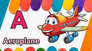 A for apple // अ से अनार //nursery rhymes abcd kidssong b for ball  phonics song