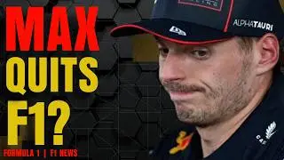 Max Quits F1? Verstappen Retirement Bombshell | F1 News