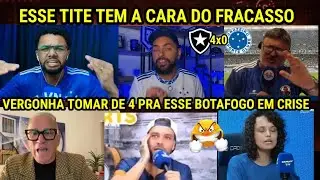 REAÇÕES CRUZEIRENSES SURTANDO COM GOLEADA HUMILHANTE- BOTAFOGO 4X0 
