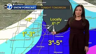LIVE RADAR: Winter storm bringing several inches of snow to Chicago area