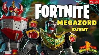 🔴 LIVE: Morphin' to Megazord Madness! Fortnite v37.30 Power Rangers Event & Bug Queen Fight!