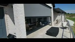 Northwest Arkansas retractable motorized screen dealer For patios with West and east facing Sun.