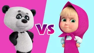 🐼👧 Panda VS Masha ⚡ Nova ⚡ TaDaBoom Português 🎤🌟 Masha e o Urso