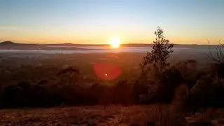 Sunrise from Red Hill Canberra