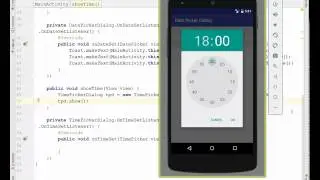Android Basic tutorial 10 (date picker & time picker)