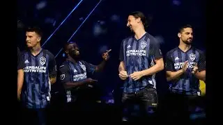 LA Galaxy launch Night Navy kit at the Novo in Downtown Los Angeles