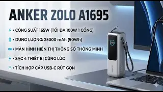 Pin Dự Ph&ograve;ng Anker Zolo 25000 165W - A1695