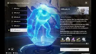 [Wuthering Waves Tactical Hologram] Feilian Beringal - Ruthless Fury - Difficulty VI