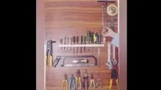 How to make a custom orgatnization board/  . ultimate diy tool storage for small garage work shop -