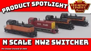 Product Spotlight | Broadway Limited NW2 N Scale Switcher Paragon 4 Sound/DCC