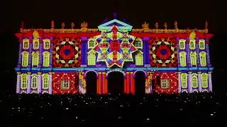 Visualsupport at the Festival of Lights in Petersburg