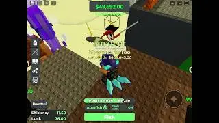 Crafting the golden rod in void fishing!