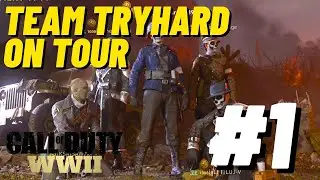 Team Tryhard on Tour #1 - Spawntrapping with @Aiuzuri and @ThisIsKarnage  - CoD WW2
