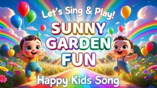 Sunny Garden Fun 🌈 Let&rsquo;s Sing & Play | Happy Kids Nursery Rhyme#nurseryrhymes#catoon#video#viralkids