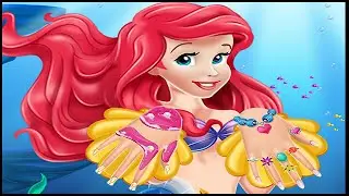 Ariel Nails Salon - Disney Princess Games For Kids