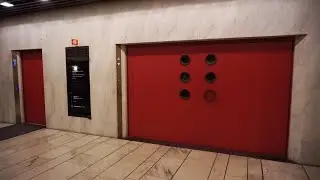 Beautiful 1977 Torvald Sætre (Stahl) traction freight elevator @ Oslo Concert Hall, Oslo, Norway