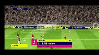 PES 2022 good goals Minamino 😲🤯