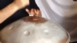 Fabio Gagliardi (Tupa Ruja) plays a Bali Steel Pan - Gong Diao