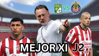 ALINEACION CHIVAS VS LEON |APERTURA 2025|