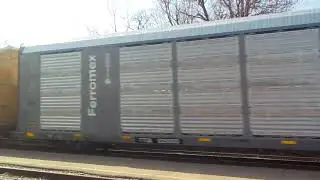 CP 9718 w/CPKC 730 empty autorack move 4/6/25