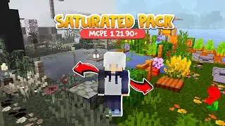 SATURATED TEXTURE PACK UPDATE! || SUPPORT MCPE 1.21.90+