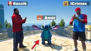 24 Stunden als STITCH LEBEN in GTA 5 RP