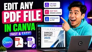 How to Edit a PDF in Canva (Step-by-Step Tutorial) | Canva PDF Editor: Edit Any Document in Seconds