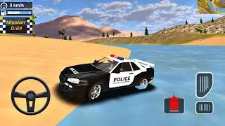 Missione di acrobazie estreme di drifting della Nissan GTR della polizia reale: guida di auto del...