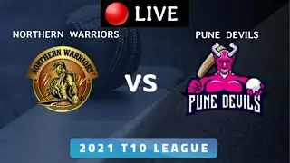 Abu Dhabi T10 League 2021 - 21st Match | Northern Warriors vs Pune Devils Live Streaming