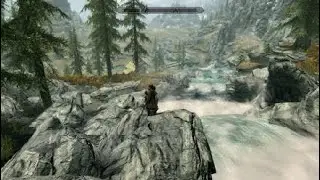 Skyrim Whiterun's South Waterfall Path