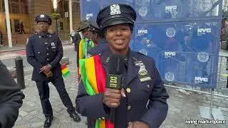 Flag Raising Ceremony For Guinea At Bowling Green Park New York City 