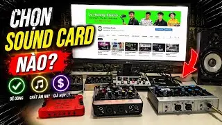 LHS | Nên Chọn Soundcard Thu Âm Hát Live Nào Cho Người Mới (V8,V10, HF5000, K10,K10S, ICON,ALCTRON)