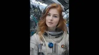 Beautiful Fantasy AI art 559 (Space Station Engineer edition)