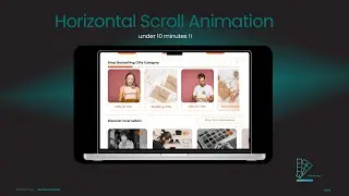 Horizontal scroll animation Figma