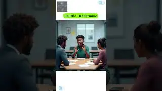 Belittle - Undermine 📚📰🤔💭💭  #LearnNewWords, #Vocabulary, #wordoftheday