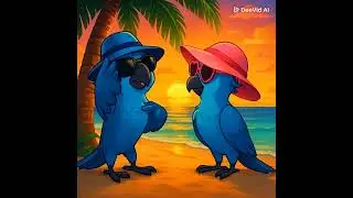 Blu and Jewel Hat And Sunglasses