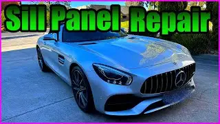 AMG Mercedes Sill Panel Repair and Paint