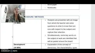 Lesson plan social science