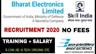 Bharat Electronics Limited (BEL )Recruitment 2020