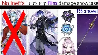 C0 Flins Damage Showcase| No Ineffa| R5 prospectors shovel big damage