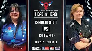 Carole Herriott vs Cali West | USA Darts Live Stream | Full Match