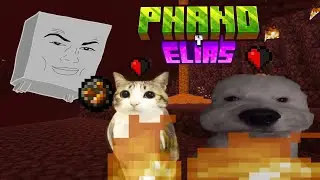 Intentamos hacer el Nether a medio corazon pero... | Phano y Elias #2