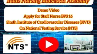 How to Apply Online for Staff Nurse BPS-16 through NTS Website at SIVD Department Jobs 2024 #nursing